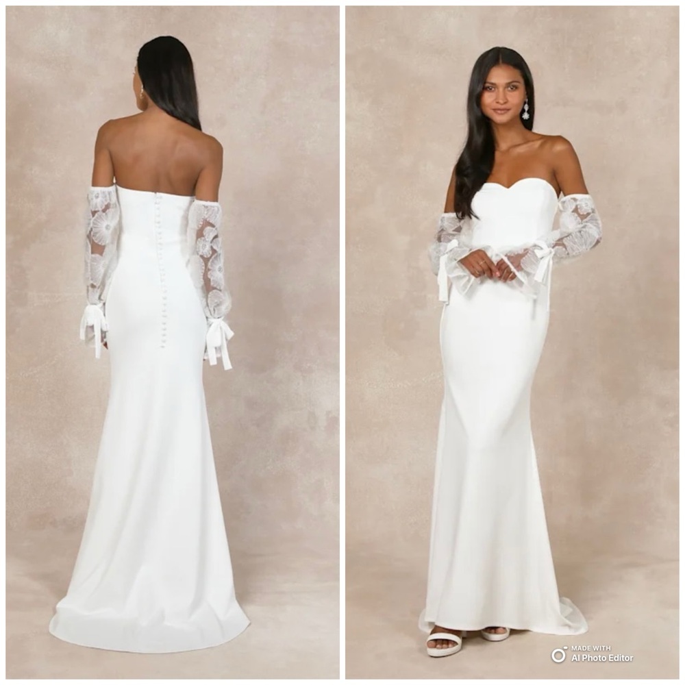 Lulu's “Everlasting Desire” with Removable Sleeves